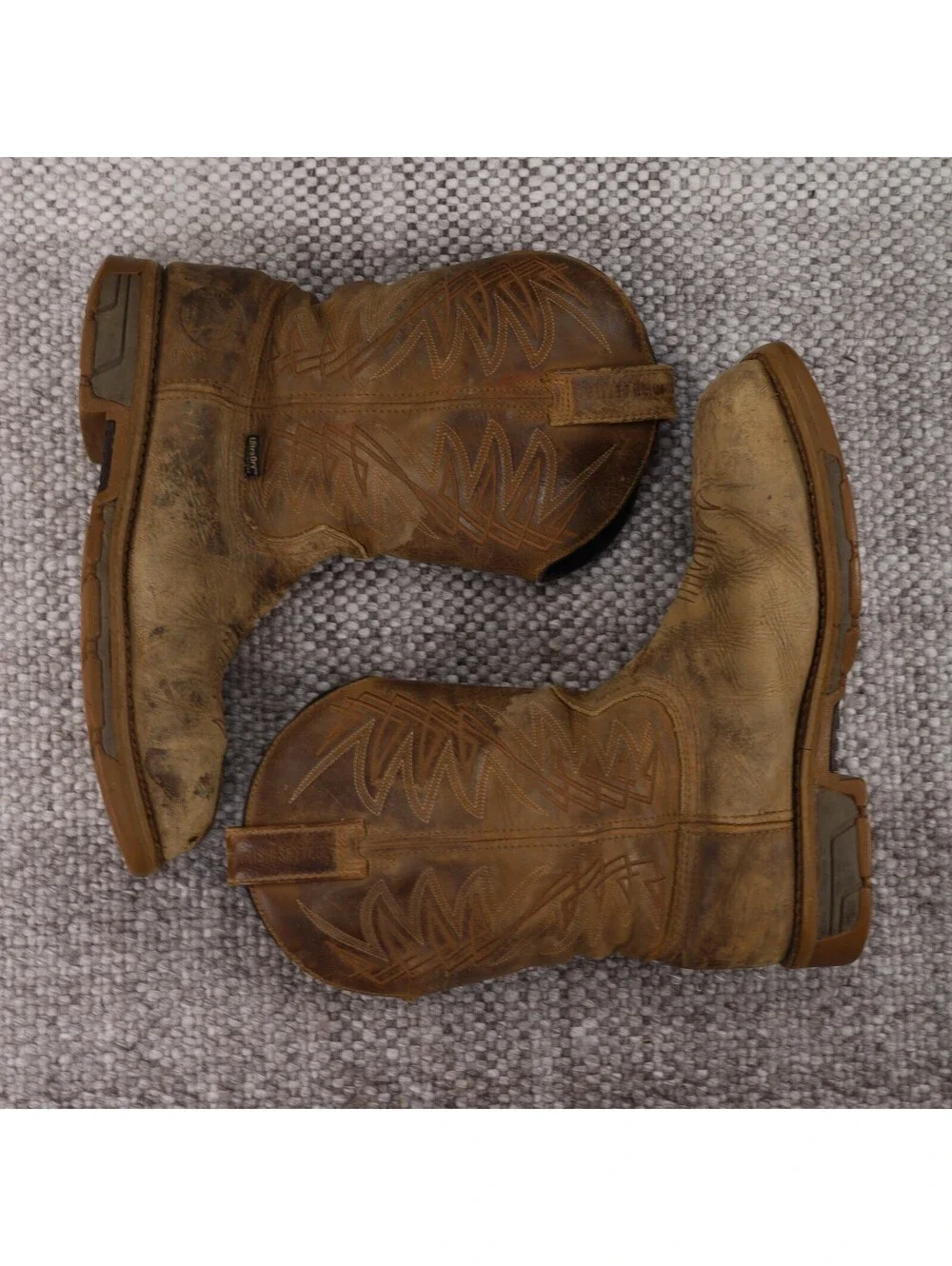 Irish Setter Marshall Work Boots Mens 10 D Waterproof Steel Toe Brown 83912 WORN